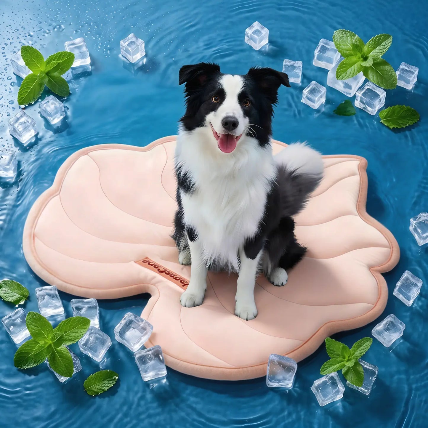 Eco-Friendly Gel-Free Cooling Mat for Large Dogs - Durable, Portable, and Machine-Washable Bed for Crate, Camping, and Outdoor Use