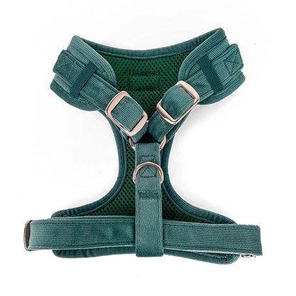 Moss Adjustable Corduroy Dog Harness