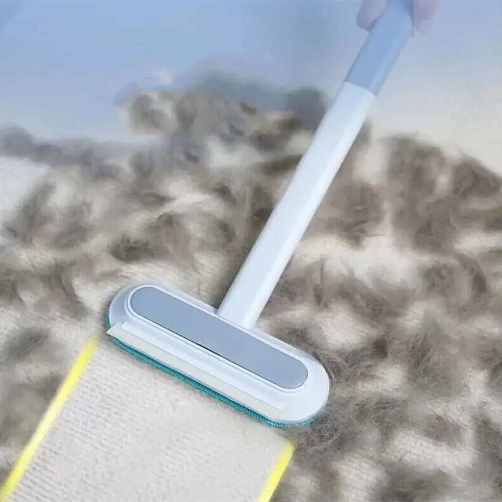 Long Handle Pet Hair Removal Brush - Multifunctional Deshedding Tool for Carpet, Sofa, and Couch (1 Count/2 Counts)