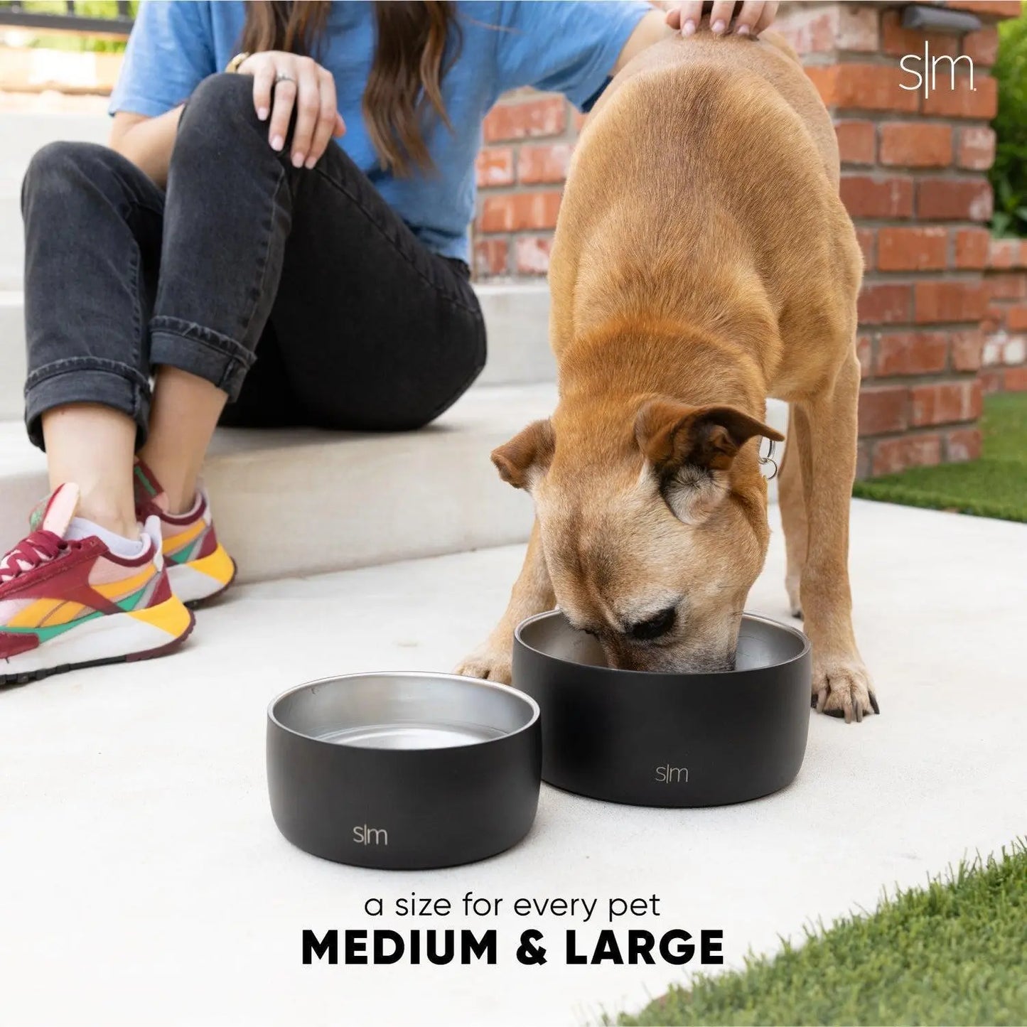 Medium Bentley Pet Bowl by Simple Modern - Insulated and Durable Stainless Steel