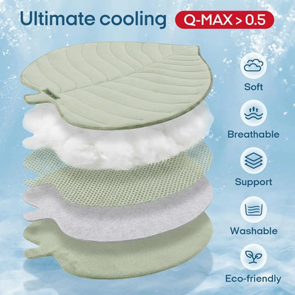 Eco-Friendly Gel-Free Cooling Mat for Large Dogs - Durable, Portable, and Machine-Washable Bed for Crate, Camping, and Outdoor Use