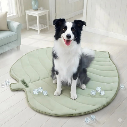 Eco-Friendly Gel-Free Cooling Mat for Large Dogs - Durable, Portable, and Machine-Washable Bed for Crate, Camping, and Outdoor Use